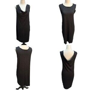 MEXX Grey Sleelveless Dress Reversible Knit Size S